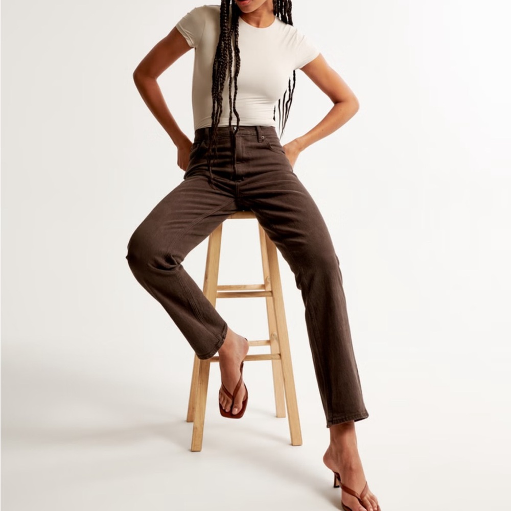 Abercrombie Ultra High Rise 90s Straight Jean